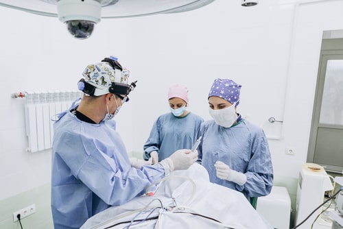 Rhinology & Sinus Diseases - doctors are doing surgery